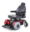 2017 Jazzy Electric Wheelchair 1450 by Pride Mobility Raleigh Durham Medical Red Left Hand Controller