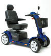 Pursuit Electric scooter by pride mobility raleigh durham medical blue