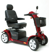 pursuit electric scooter by pride mobility raleigh durham medical red