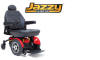 elite 14 red  jazzy electric wheelchair by pride mobility 
