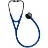 3m Cardiology 3 Navy Blue with Black Head Littmann Stethoscope Raleigh Durham Medical 6168